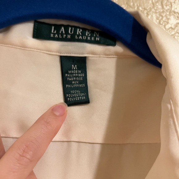 Ralph Lauren Silky Button Up - Picture 3 of 5